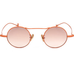 Eyepetizer VALENTINC.13-15F Γυαλιά Ηλίου Στρογγυλά Μεταλλικά Χρυσά με Καφέ Φακό