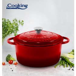 Heinner Μαντεμένια Κατσαρόλα Ημιχύτρα Εμαγιέ 26cm 4.8lt