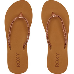 Roxy Γυναικείες Σαγιονάρες Μπρονζέ ARJL101169-RSG