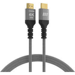 EFB Elektronik Καλώδιο HDMI 2.0 Braided HDMI Male to HDMI Male 3m Grey 4049759324872