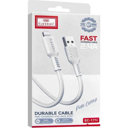 EARLDOM EC-171i USB-A to Lightning Cable 1m White