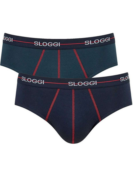 Sloggi Ανδρικά Σλιπ Βαμβακερά 2Pack 10050546
