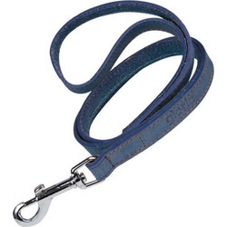 Gloria Pets Oasis Λουρί Σκύλου Δερμάτινο 1m x 20mm Μπλε