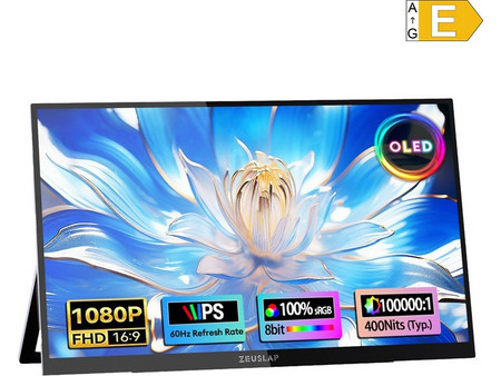 ZEUSLAP OL133ED OLED HDR Φορητό Monitor 13.3" 1920x1080 FHD 60Hz 1ms