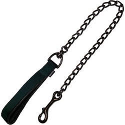 Gloria Pets Classic Λουρί Σκύλου Ατσάλινο 0.6m x 4mm Μαύρο