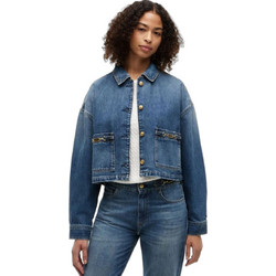 Tommy Hilfiger Γυναικείο Μπουφάν Τζιν Κοντό Μπλε WW0WW50962-1A9