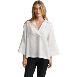 Gant Γυναικείο Καλοκαιρινό Top Λινό Λευκό 3GW4300633