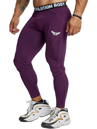 Evolution Body Ανδρικό Κολάν Μακρύ Μωβ 7296