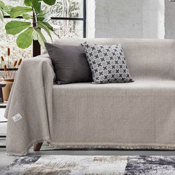 Lino Home Ριχτάρι Πολυθρόνας 180x180 Boxi Light Grey