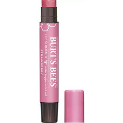 Burt's Bees Lip Shimmer Strawberry Lip Balm με Χρώμα 2.6gr