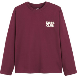 La Redoute Παιδικό T-Shirt Μακρυμάνικο Μπορντό 351385845