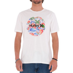 Hurley Ανδρικό Αθλητικό T-Shirt Λευκό MTS0029930