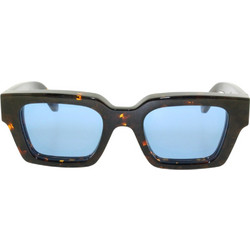 Off White OW1022M 2507 Γυναικεία Γυαλιά Ηλίου Πεταλούδα Κοκάλινα Ταρταρούγα με Μπλε Φακό