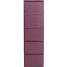 Kare Design Παπουτσοθήκη Μεταλλική Caruso 5 Μωβ M50xΠ15xΥ173cm KA-71550