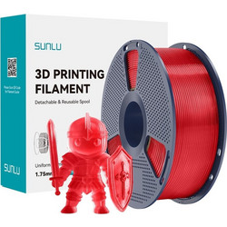 Sunlu PLA+ 1.75mm Transparent Red 1Kg