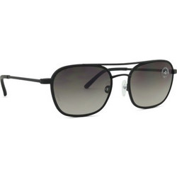 Izipizi Cruise Ανδρικά Γυαλιά Ηλίου Aviator Μεταλλικά Μαύρα με Μαύρο Φακό
