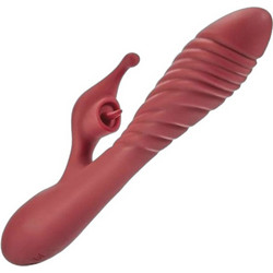 Mokko Toys Tessa Δονητής Rabbit 21.8cm Μπορντό