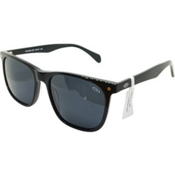 Moritz MZ11589 LK01 Ανδρικά Γυαλιά Ηλίου Τετράγωνα Κοκάλινα Μαύρα με Μαύρο Φακό