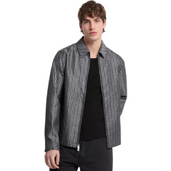 Michael Kors Ανδρικό Μπουφάν Χειμωνιάτικο Puffer Γκρι CT52086HN8-034