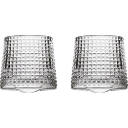 Hermia Σετ Ποτήρια Ουίσκι Γυάλινα Small 160ml 2τμχ 666HAC2131