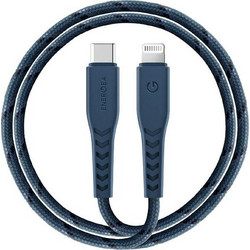 Energea Nyloflex C94 MFI Braided USB-C to Lightning Cable 1.5m Blue
