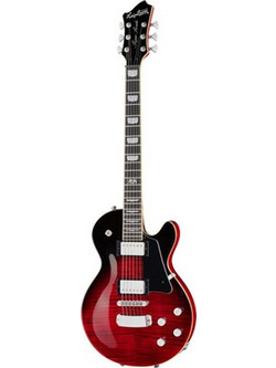 Hagstrom Super Swede Ηλεκτρική Κιθάρα Single Cut με Μαγνήτες HH Crimson Flame