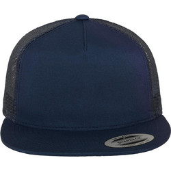 Flexfit Classic Trucker Ανδρικό Καπέλο Jockey με Δίχτυ Snapback Υφασμάτινο Navy Μπλε 6006-00155