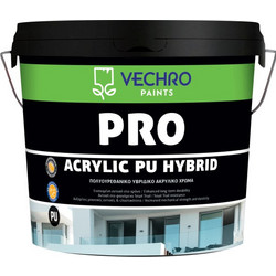 Vechro PRO ACRYLIC PU HYBRID Ακρυλικό Χρώμα Εξωτερικού Χώρου 10lt