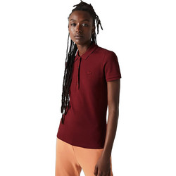 Lacoste Γυναικεία Μπλούζα Polo Κοντομάνικη Rusted PF5462