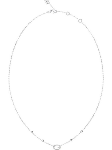 Guess Γυναικείο Κολιέ από Ατσάλι Ασημί JUBN06336JWRHT