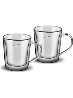 Lamart Σετ Ποτήρια Καφέ Γυάλινα Vaso 350ml 2τμχ LT9036