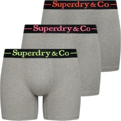 Superdry Ανδρικά Μποξεράκια Σετ 3Pack Γκρι M3110480A-O3E