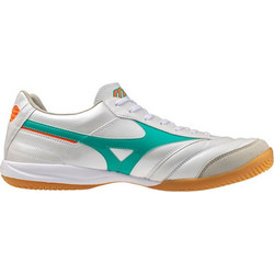 Mizuno Morelia Sala Elite IN Q1GA261235 Ποδοσφαιρικά Παπούτσια Σάλας Ασημί Τιρκουάζ