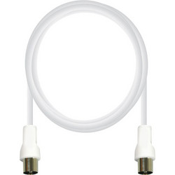 Vivanco Καλώδιο Κεραίας Coax Male to Coax Male 3m White