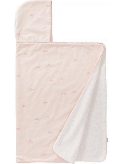 Fresk Drops Chintz Βρεφικό Μπουρνούζι Κάπα Ροζ 100x75cm
