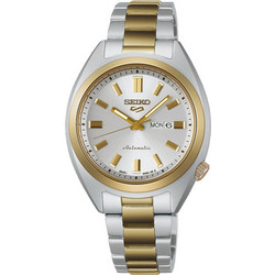 Seiko Γυναικείο Ρολόι με Ασημί Χρυσό Μεταλλικό Μπρασελέ SRE024K1J