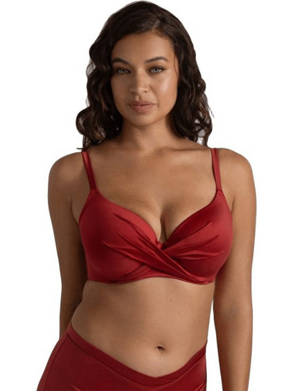 Dorina Mysterio Bikini Top με Ενίσχυση Μπορντό FXBK0035MI128-RD0080
