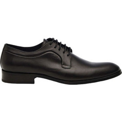 Boss Shoes Ανδρικά Σκαρπίνια Derby Δερμάτινα Μαύρα D7521