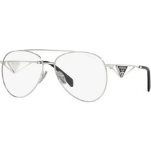 Prada PR73ZS-1BC08N Ανδρικός Σκελετός Γυαλιών Οράσεως Μεταλλικός Ασημί