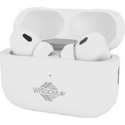 Wisdomup TWS-05 Ακουστικά Bluetooth Earbud White