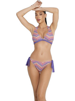 Bluepoint Indiana Bikini Slip Μωβ Κοραλί 260650029-11
