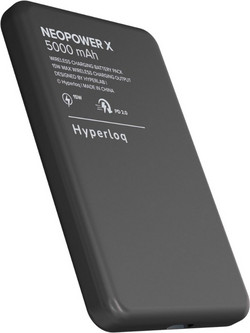 Hyperloq NeoPower X Wireless Magsafe Power Bank 5000mAh 20W με Θύρα USB-A & Θύρα USB-C Power Delivery Black