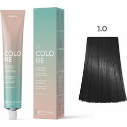 Dott. Solari IL Colore 1.0 Μαύρο Φυσικό Μόνιμη Βαφή Μαλλιών Xωρίς Αμμωνία 100ml