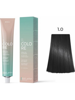 Dott. Solari IL Colore 1.0 Μαύρο Φυσικό Μόνιμη Βαφή Μαλλιών Xωρίς Αμμωνία 100ml