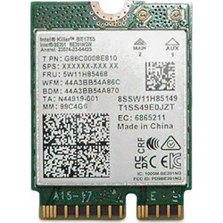 Intel Killer BE1750 Ασύρματη Κάρτα Δικτύου WiFi 7 5.8Gbps PCI-E