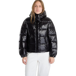 Calvin Klein Γυναικείο Μπουφάν Χειμωνιάτικο Puffer Κοντό Μαύρο LV047H512G-UB1