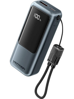 Vention FKOH0 Power Bank 10000mAh 22.5W με Θύρα USB-A & Θύρα USB-C Grey