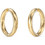Guess Madison Γυναικεία Σκουλαρίκια Κρίκοι από Ατσάλι Xρυσά UBE06427JWYGT