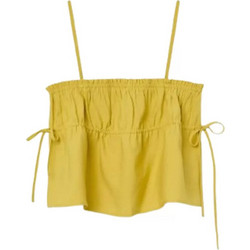 Wild Pony Γυναικείο Καλοκαιρινό Crop Top Κίτρινο 61W/11267