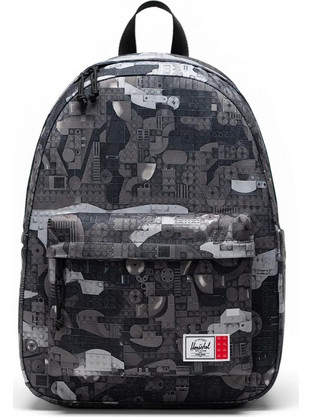 Herschel Lego Classic Abstract Bricks Σχολική Τσάντα Πλάτης Δημοτικού Μαύρη 11603-07462